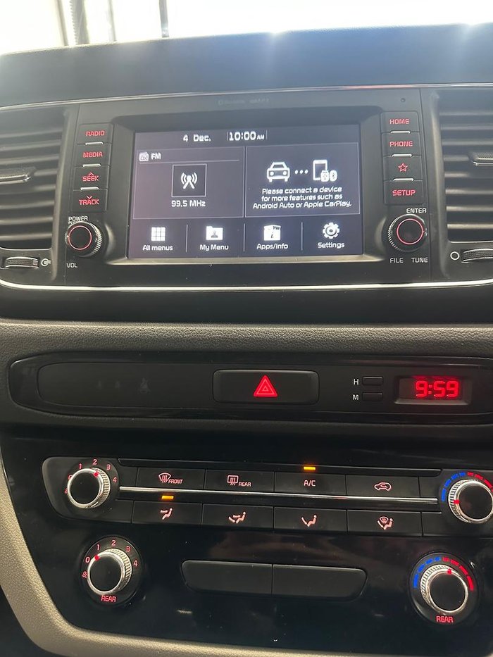 2018 Kia Carnival S YP MY19 Clear White