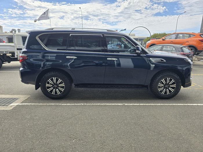 2023 Nissan Patrol Ti-L Y62 MY23 4X4 Dual Range Hermosa Blue