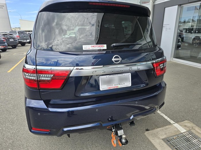 2023 Nissan Patrol Ti-L Y62 MY23 4X4 Dual Range Hermosa Blue
