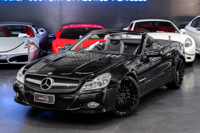 2009 Mercedes-Benz SL-Class SL350 R230 MY09 Obsidian Black
