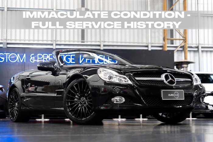 2009 Mercedes-Benz SL-Class SL350 R230 MY09 Obsidian Black