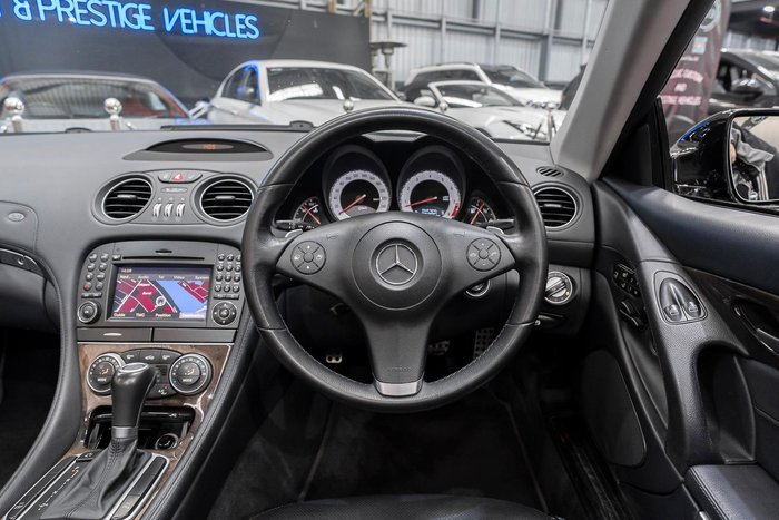 2009 Mercedes-Benz SL-Class SL350 R230 MY09 Obsidian Black