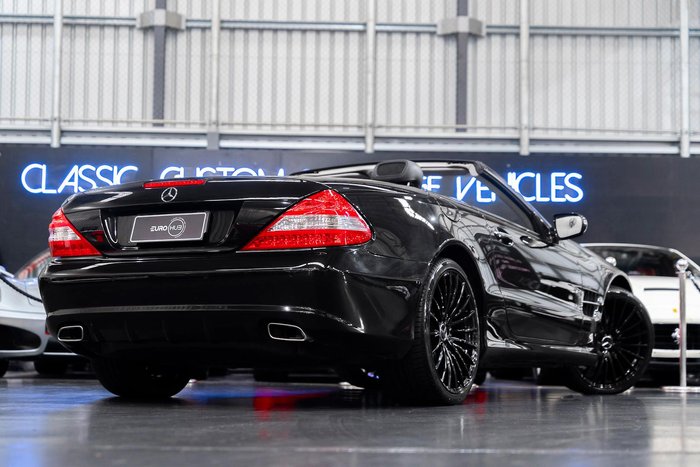 2009 Mercedes-Benz SL-Class SL350 R230 MY09 Obsidian Black