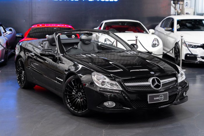 2009 Mercedes-Benz SL-Class SL350 R230 MY09 Obsidian Black