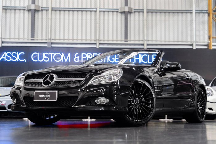 2009 Mercedes-Benz SL-Class SL350 R230 MY09 Obsidian Black