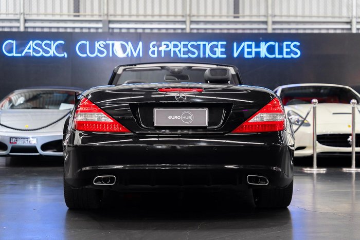 2009 Mercedes-Benz SL-Class SL350 R230 MY09 Obsidian Black