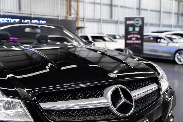 2009 Mercedes-Benz SL-Class SL350 R230 MY09 Obsidian Black