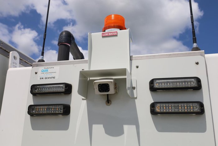 2017 Fuso Canter Fg 4X4 Quik Corp Fire Truck White