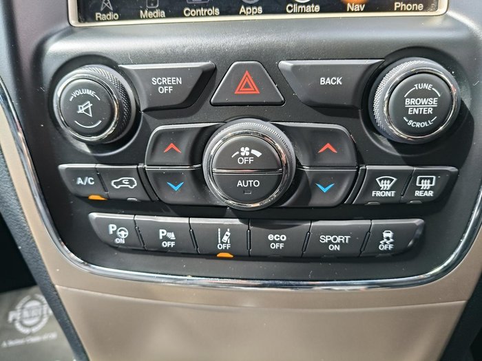 2017 Jeep Grand Cherokee Overland WK MY17 4X4 Dual Range Diamond Black Crystal