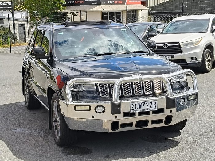 2017 Jeep Grand Cherokee Overland WK MY17 4X4 Dual Range Diamond Black Crystal
