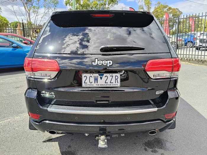 2017 Jeep Grand Cherokee Overland WK MY17 4X4 Dual Range Diamond Black Crystal