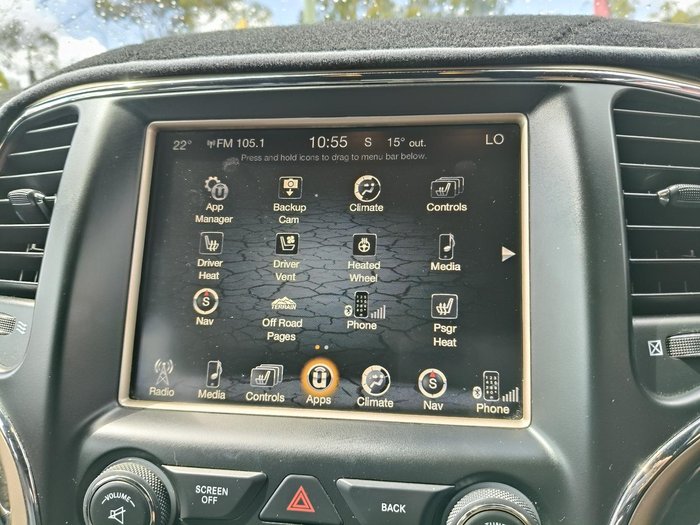 2017 Jeep Grand Cherokee Overland WK MY17 4X4 Dual Range Diamond Black Crystal