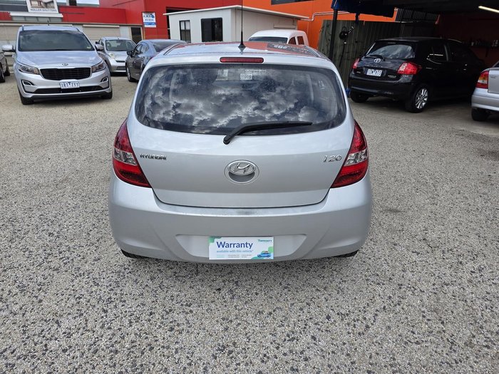 2012 Hyundai i20 Active PB MY12 Sleek Silver