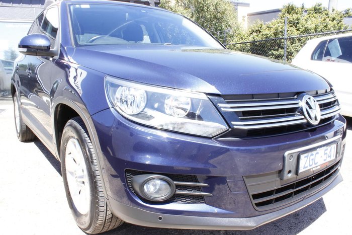 2012 Volkswagen Tiguan 132TSI Pacific 5N MY13 Four Wheel Drive Night Blue