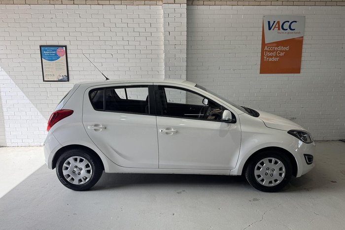 2012 Hyundai i20 Active PB MY13 Coral White