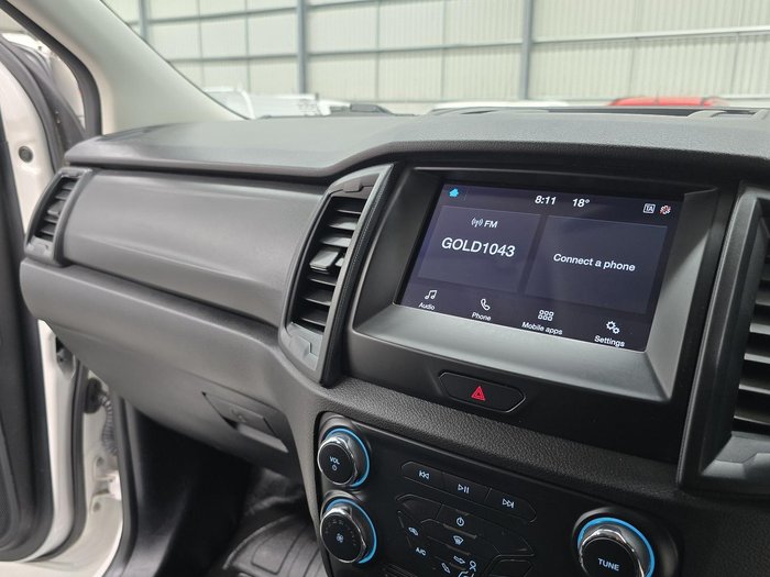 2020 Ford Ranger XL PX MkIII MY20.25 4X4 Dual Range Arctic White