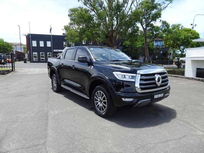2022 GWM Ute Cannon NPW 4X4 Dual Range Crystal Black