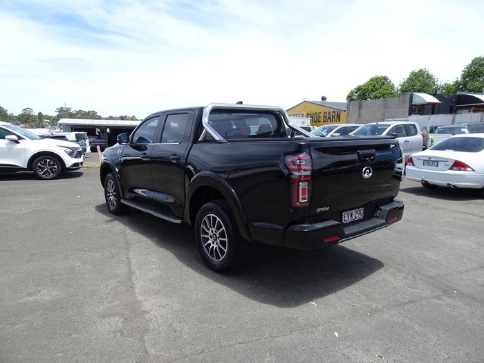 2022 GWM Ute Cannon NPW 4X4 Dual Range Crystal Black