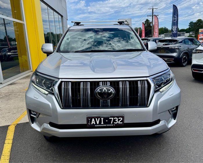 2018 Toyota Landcruiser Prado Kakadu GDJ150R 4X4 Dual Range Silver Pearl