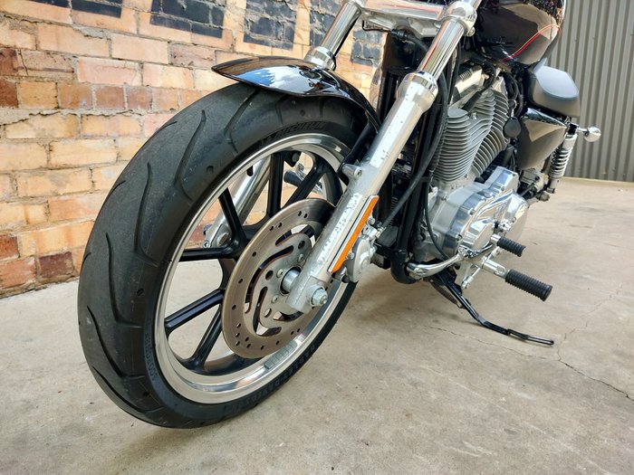 2010 HARLEY-DAVIDSON SUPERLOW 883 (XL883L) ROAD BLACK