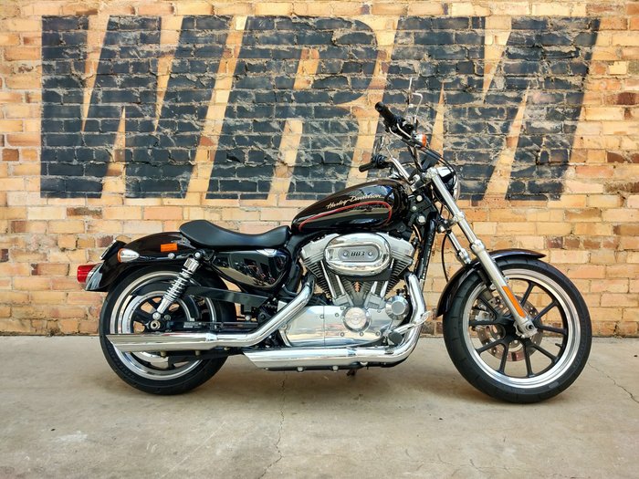 2010 HARLEY-DAVIDSON SUPERLOW 883 (XL883L) ROAD BLACK