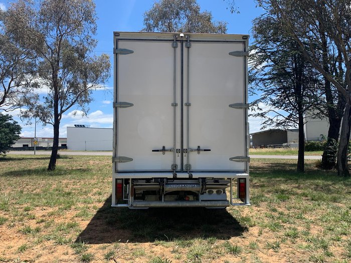 2019 Fuso Canter 515 Wide Cab Rental Pantech With 750Kg Tuckaway Tailgate Loader In Stock Now! White