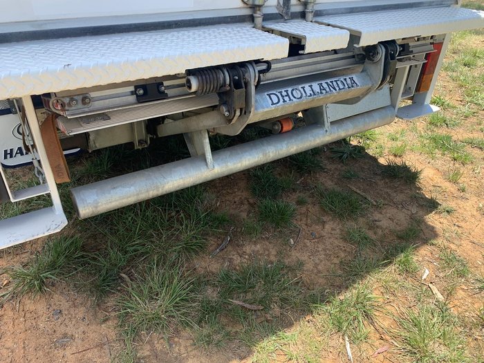 2019 Fuso Canter 515 Wide Cab Rental Pantech With 750Kg Tuckaway Tailgate Loader In Stock Now! White