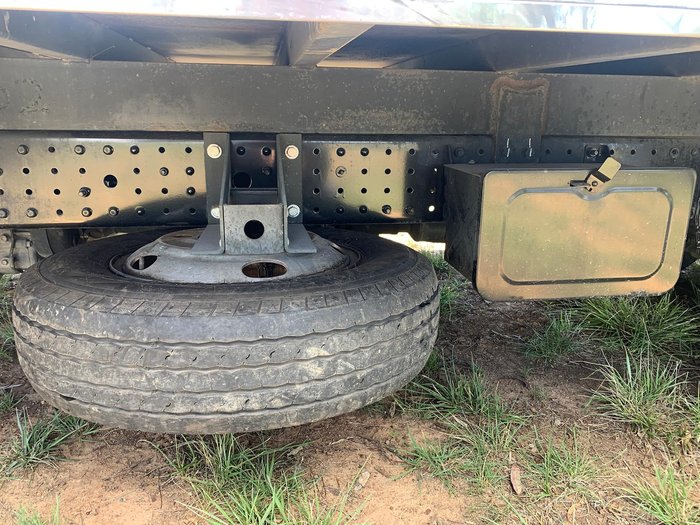 2019 Fuso Canter 515 Wide Cab Rental Pantech With 750Kg Tuckaway Tailgate Loader In Stock Now! White