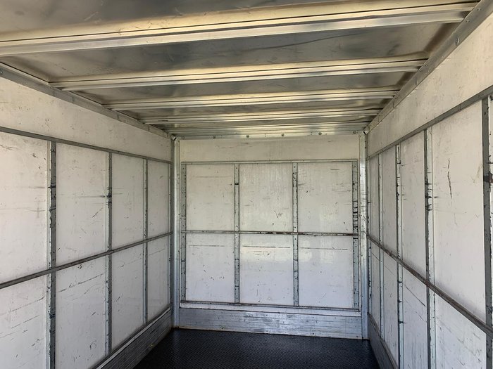 2019 Fuso Canter 515 Wide Cab Rental Pantech With 750Kg Tuckaway Tailgate Loader In Stock Now! White