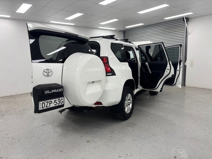 2018 Toyota Landcruiser Prado GXL GDJ150R 4X4 Dual Range Glacier White