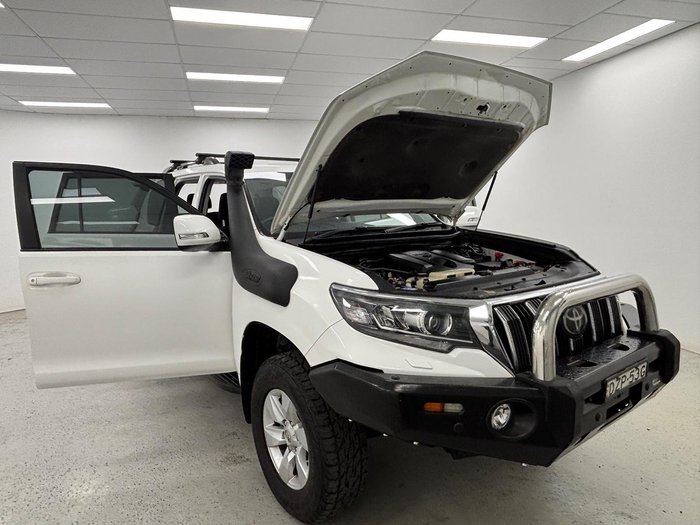 2018 Toyota Landcruiser Prado GXL GDJ150R 4X4 Dual Range Glacier White