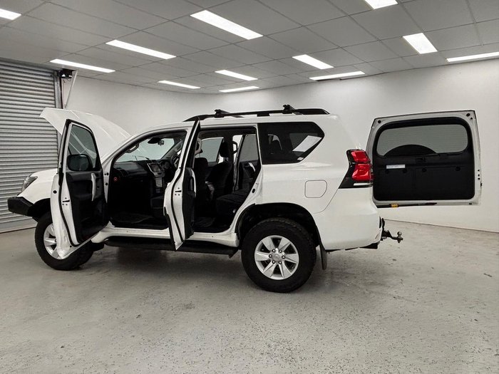 2018 Toyota Landcruiser Prado GXL GDJ150R 4X4 Dual Range Glacier White