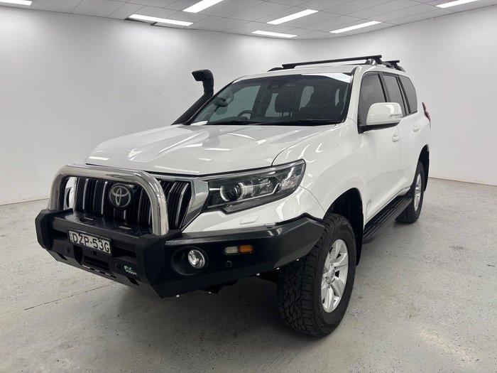 2018 Toyota Landcruiser Prado GXL GDJ150R 4X4 Dual Range Glacier White