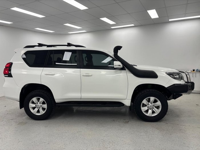 2018 Toyota Landcruiser Prado GXL GDJ150R 4X4 Dual Range Glacier White