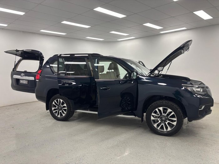 2023 Toyota Landcruiser Prado VX GDJ150R 4X4 Dual Range Peacock Black