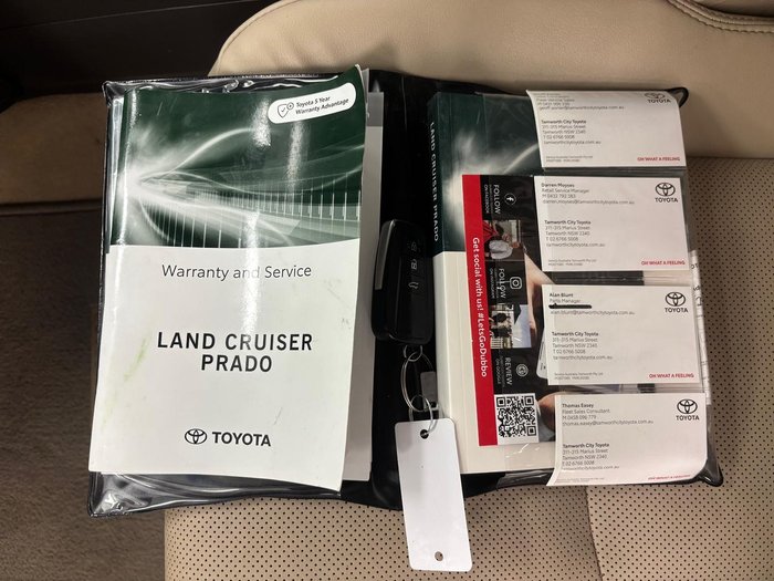 2023 Toyota Landcruiser Prado VX GDJ150R 4X4 Dual Range Peacock Black