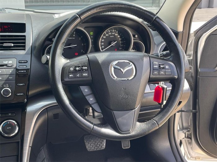 2011 Mazda 6 Touring GH Series 2 MY12 Sunlight Silver