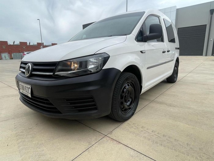 2018 Volkswagen Caddy TSI220 2KN MY19 Candy White
