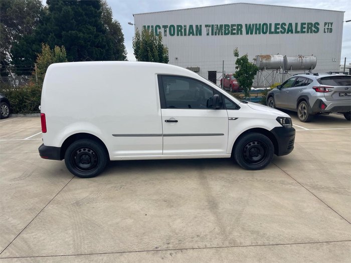2018 Volkswagen Caddy TSI220 2KN MY19 Candy White