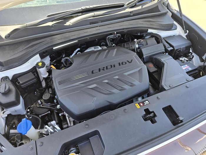 2018 Hyundai Santa Fe Highlander TM MY19 4X4 On Demand White Cream