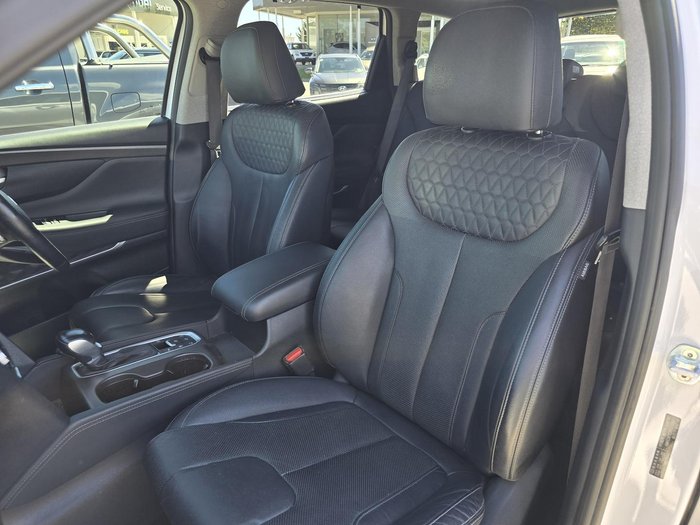 2018 Hyundai Santa Fe Highlander TM MY19 4X4 On Demand White Cream