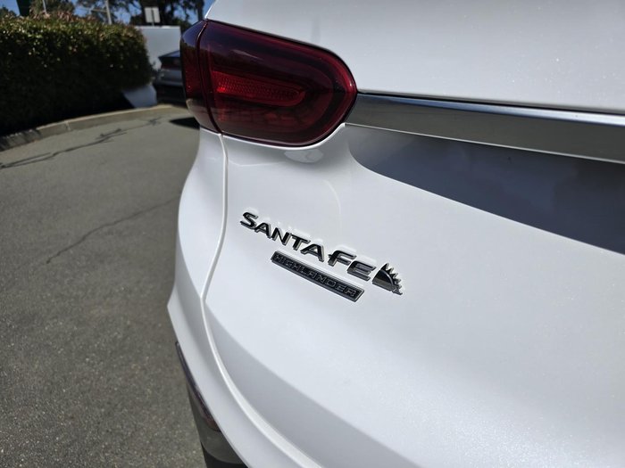 2018 Hyundai Santa Fe Highlander TM MY19 4X4 On Demand White Cream