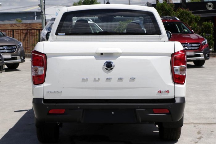 2024 KGM SsangYong Musso Ultimate Q261 MY24 4X4 Dual Range Pearl White