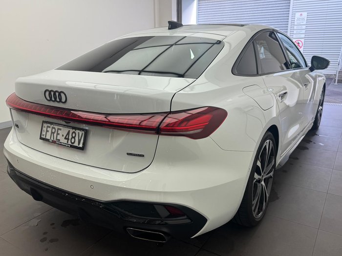 2025 Audi A5 e-hybrid S-Line B10 MY25 Four Wheel Drive Glacier White