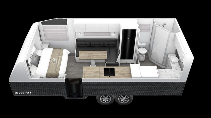 2025 Wonderland RV 21Ft Large En-Suite Layout