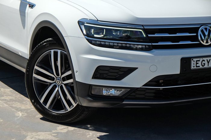 2020 Volkswagen Tiguan 162TSI Highline Allspace 5N MY20 Four Wheel Drive Pure White