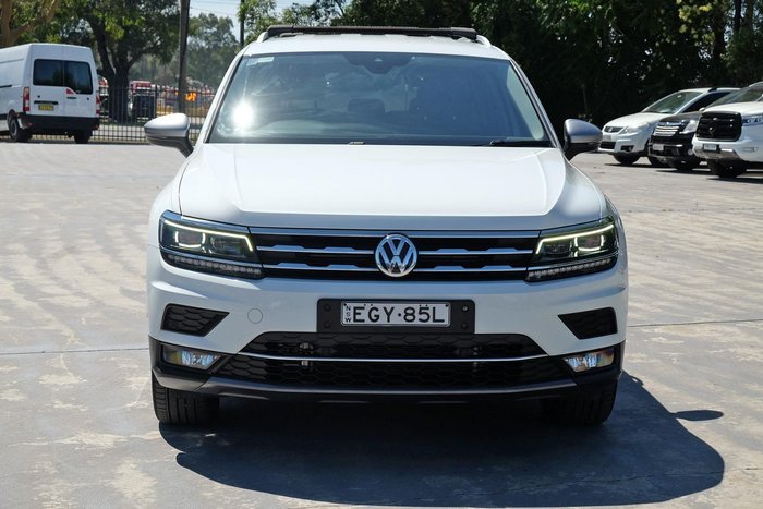 2020 Volkswagen Tiguan 162TSI Highline Allspace 5N MY20 Four Wheel Drive Pure White