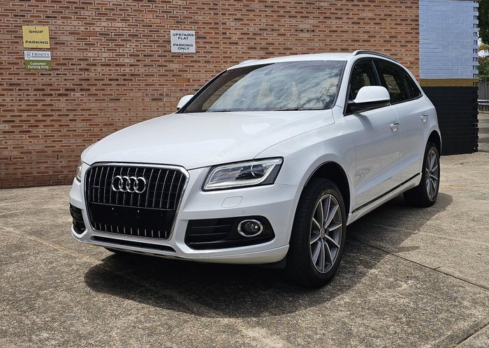 2016 Audi Q5 TDI 8R MY17 Four Wheel Drive Glacier White