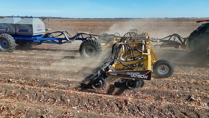 0 SERAFIN ULTISOW STPL ROW CROP SINGLE DISC SEEDER YELLOW