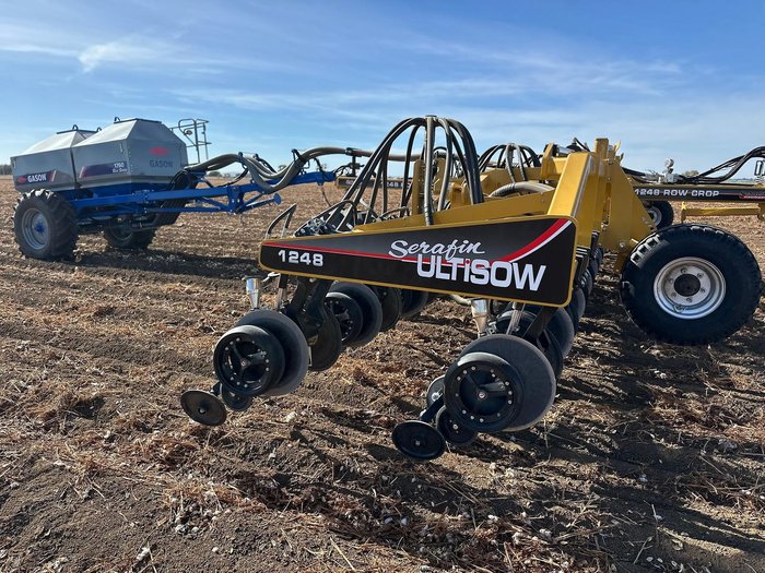 0 SERAFIN ULTISOW STPL ROW CROP SINGLE DISC SEEDER YELLOW